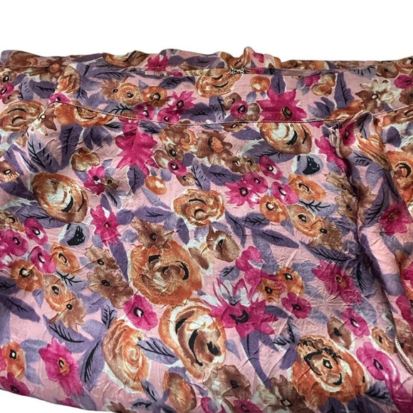 Downeast Basics Women's Floral Ruffle Skirt Size Large - Picture 6 of 6